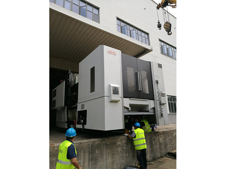 臥式加工中心搬遷